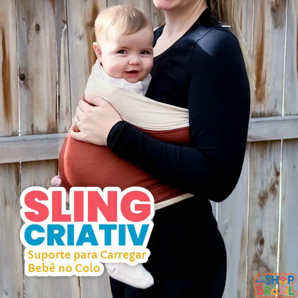 Sling Criativ - Suporte Elástico para Carregar Bebê no Colo