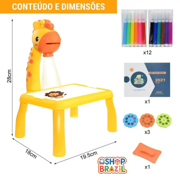 Table Kids - Mesa Projetora de Desenhos Interativos Infantil