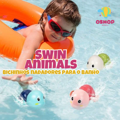 Bichinhos Nadadores  - Tartarugas, Sapinhos, Pinguins e Patinhos