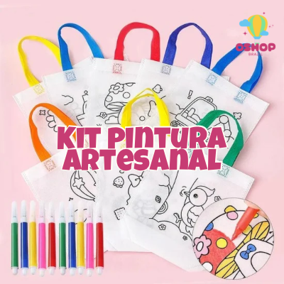 KIT 5 Conjuntos de Pintura Artesanal