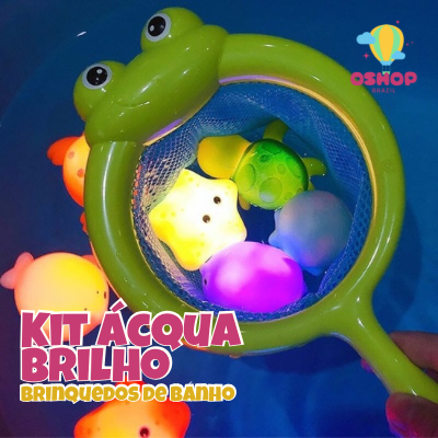 Kit Ácqua Brilho - Kit de brinquedos que brilham + Redinha