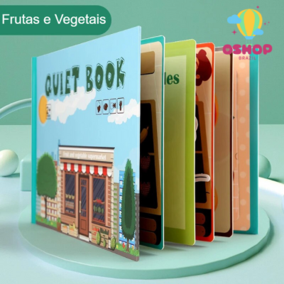 Livro Interativo Montessori Educação Infantil  QuietBook