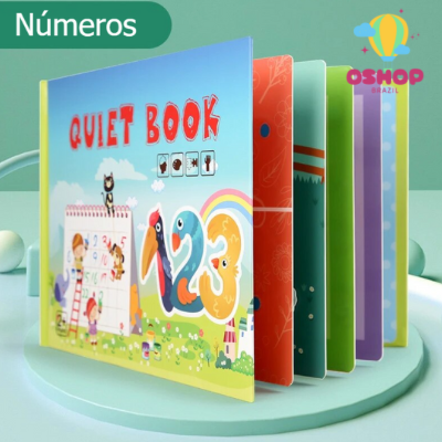 Livro Interativo Montessori Educação Infantil  QuietBook