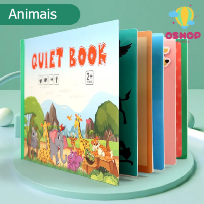 Livro Interativo Montessori Educação Infantil  QuietBook