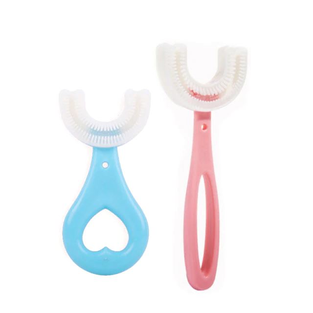 Escova de Dentes Infantil Easy Clean Kids 360° - Criativaê I&C 3 Criativaê KIT 1 Azul (1 a 6 anos) e 1 Rosa (6 a 12 anos) 